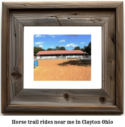 horse trail rides near me in Clayton, Ohio